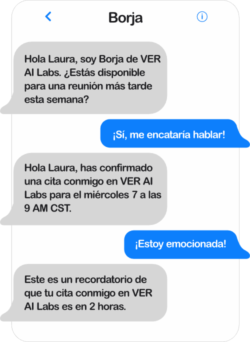 Reserve automáticamente clientes potenciales y clientes potenciales en su calendario sin mover un dedo.